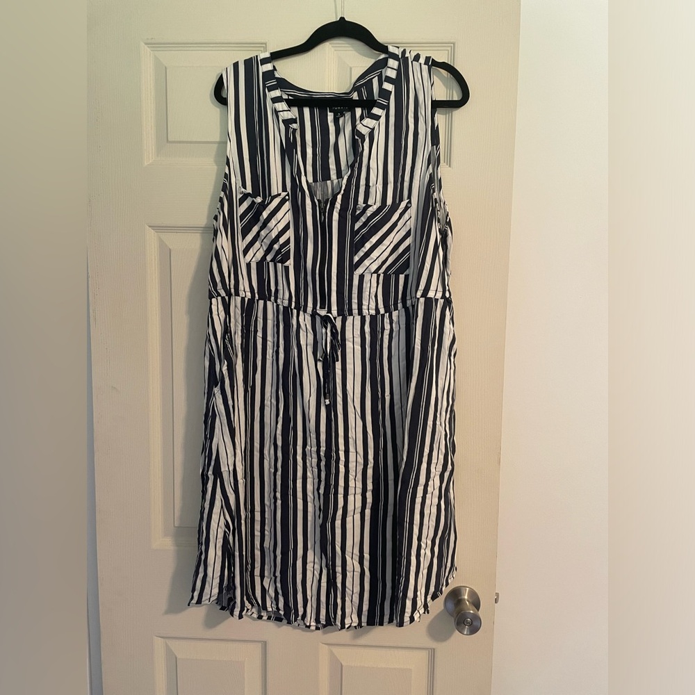 Torrid striped dress, size 3 (22/24)